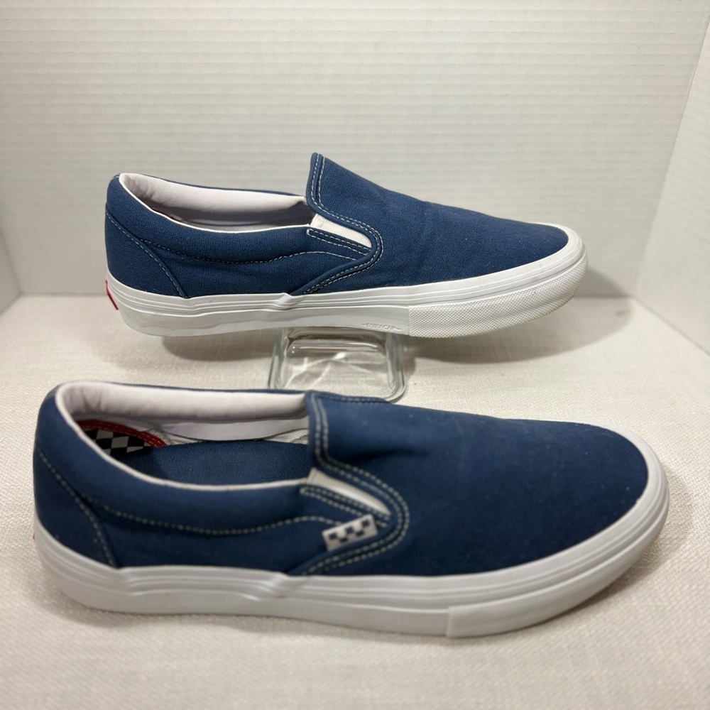 Vans slip on pro pop Cush skateboarding sneakers Blue men’s Size 11